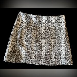 Alice + Olivia Python skirt